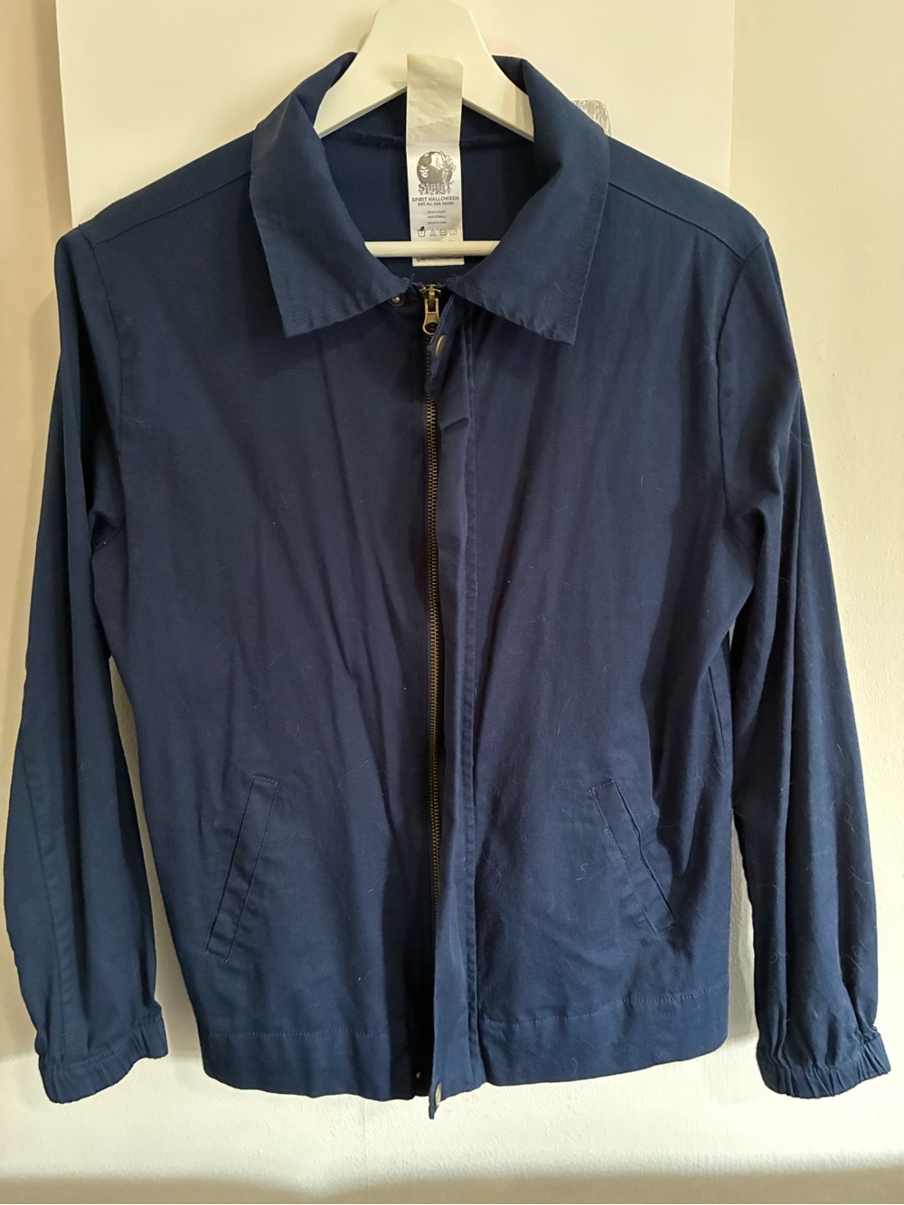Stranger Things Lightweight Navy Work Jacket - Picture 2 of 4